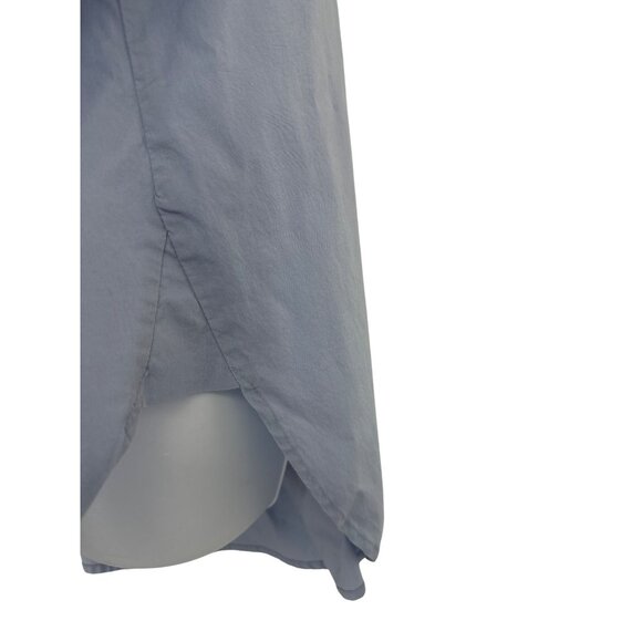 Eloquii Light Blue Button-Down Collared Short Sleeve Blouse Women's Size 20 - Picture 3 of 10